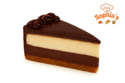 Tuxedo Cheese Cake Slice