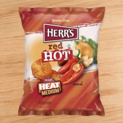 Herr'S Red Hot Potato Chips, 1 Ounce