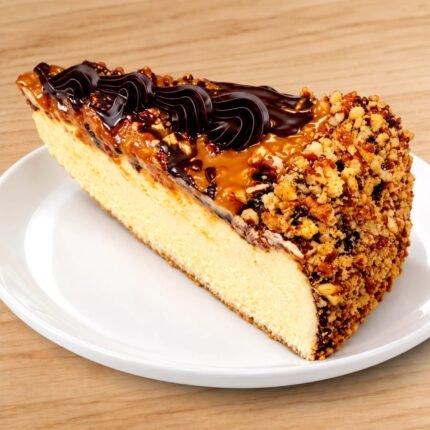 Texas Turtle Cheese Cake Slice
