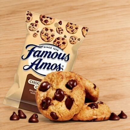 Famous Amos Classic Bite-Size Chocolate Chip Cookies, Bag 2.0 oz