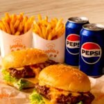2 x Beef Burger With Fries And Can Soda B1G1