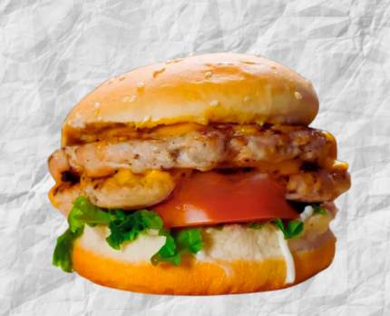 Double Chicken Burger W Cheese
