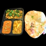 Lahori Channa, Alo Tarkari and Suji Halwa with Naan - SINGLE SERVING