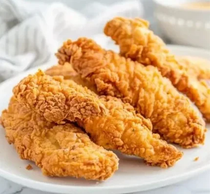 Crispy Chicken Tenders with Fries