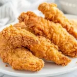 Crispy Chicken Tenders with Fries