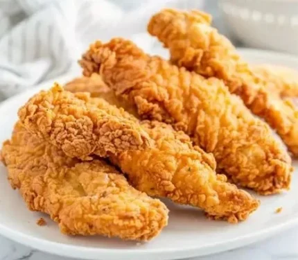 Crispy Chicken Tenders with Fries